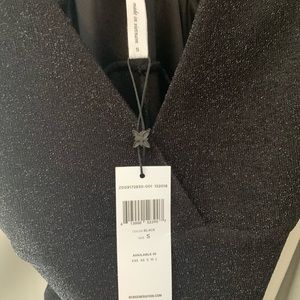 BCBGeneration black Metallic Jumpsuit size S